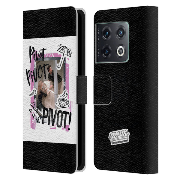 Friends TV Show Doodle Art Pivot Leather Book Wallet Case Cover For OnePlus 10 Pro