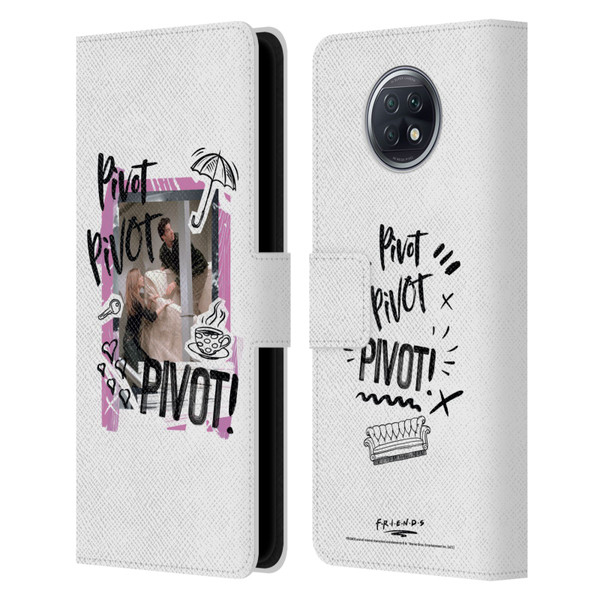 Friends TV Show Doodle Art Pivot Leather Book Wallet Case Cover For Xiaomi Redmi Note 9T 5G