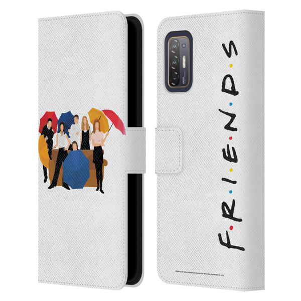 Friends TV Show Key Art Logo Opening Sequence Leather Book Wallet Case Cover For HTC Desire 21 Pro 5G