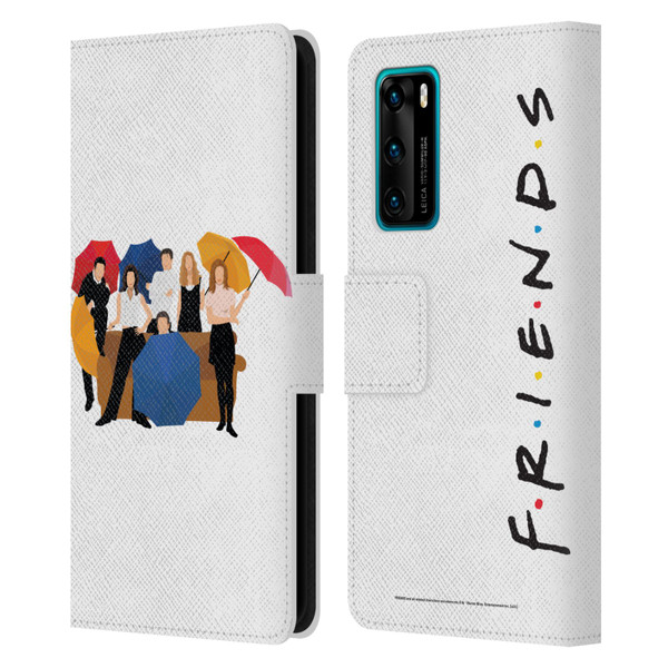 Friends TV Show Key Art Logo Opening Sequence Leather Book Wallet Case Cover For Huawei P40 5G
