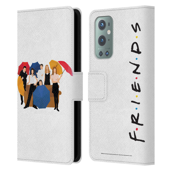 Friends TV Show Key Art Logo Opening Sequence Leather Book Wallet Case Cover For OnePlus 9