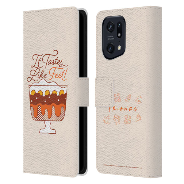 Friends TV Show Key Art Tastes Like Feet Leather Book Wallet Case Cover For OPPO Find X5 Pro