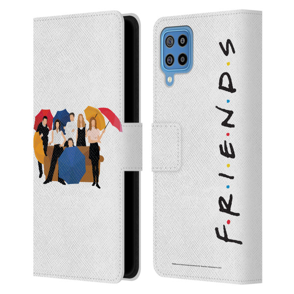 Friends TV Show Key Art Logo Opening Sequence Leather Book Wallet Case Cover For Samsung Galaxy F22 (2021)