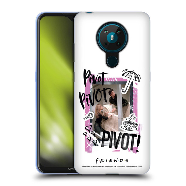 Friends TV Show Doodle Art Pivot Soft Gel Case for Nokia 5.3