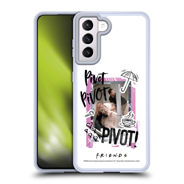 Friends TV Show Doodle Art Pivot Soft Gel Case for Samsung Galaxy S21 5G