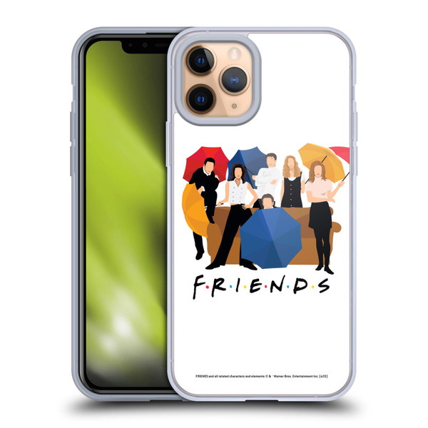 Friends TV Show Key Art Logo Opening Sequence Soft Gel Case for Apple iPhone 11 Pro