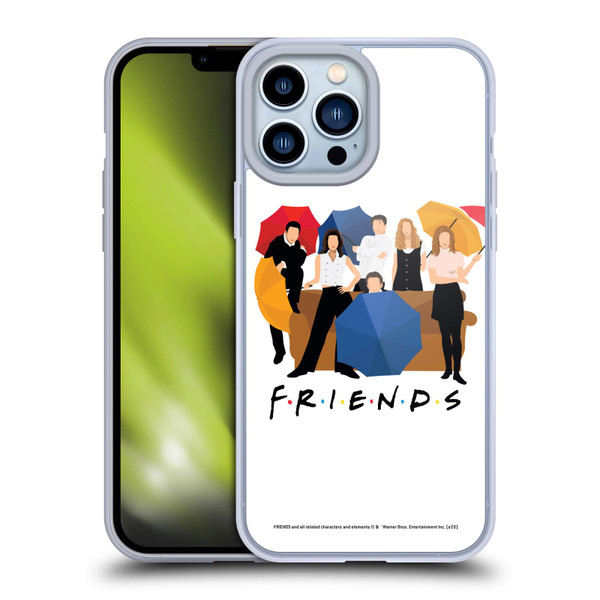 Friends TV Show Key Art Logo Opening Sequence Soft Gel Case for Apple iPhone 13 Pro Max