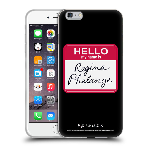 Friends TV Show Key Art Regina Phalange Soft Gel Case for Apple iPhone 6 Plus / iPhone 6s Plus