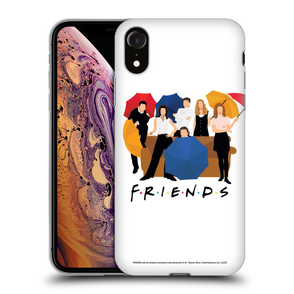 Friends TV Show Key Art Logo Opening Sequence Soft Gel Case for Apple iPhone XR