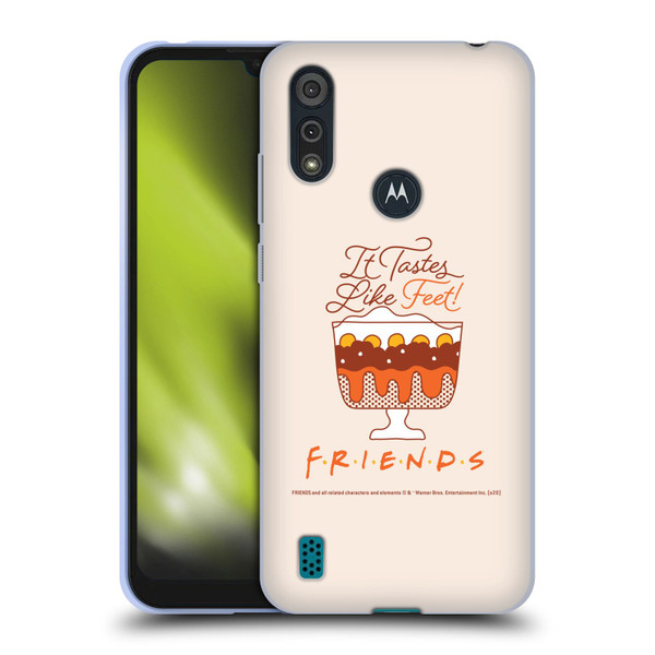 Friends TV Show Key Art Tastes Like Feet Soft Gel Case for Motorola Moto E6s (2020)