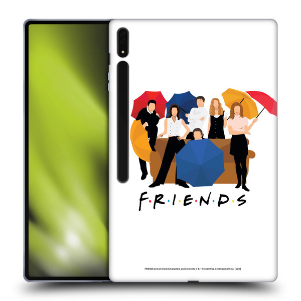 Friends TV Show Key Art Logo Opening Sequence Soft Gel Case for Samsung Galaxy Tab S8 Ultra