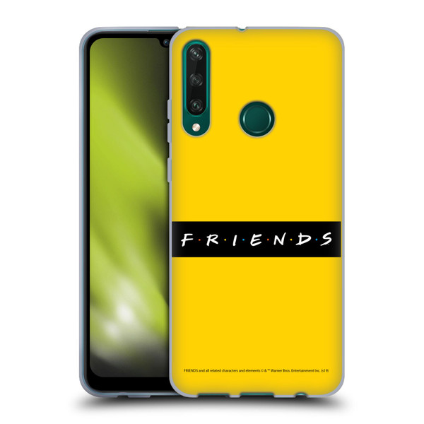Friends TV Show Logos Pattern Soft Gel Case for Huawei Y6p