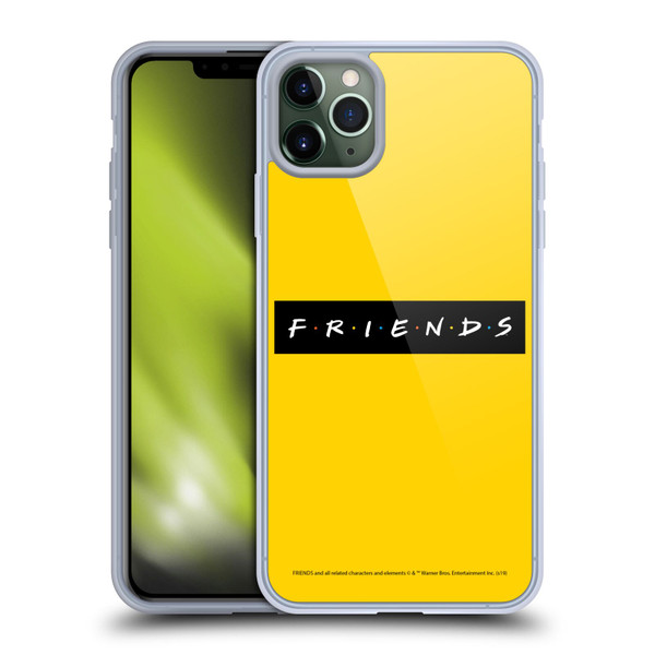 Friends TV Show Logos Pattern Soft Gel Case for Apple iPhone 11 Pro Max