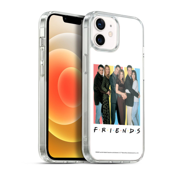 Friends TV Show Logos Cast Soft Gel Case for Apple iPhone 12 / iPhone 12 Pro & MagSafe