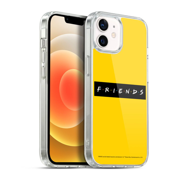 Friends TV Show Logos Pattern Soft Gel Case for Apple iPhone 12 / iPhone 12 Pro & MagSafe