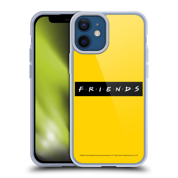 Friends TV Show Logos Pattern Soft Gel Case for Apple iPhone 12 Mini