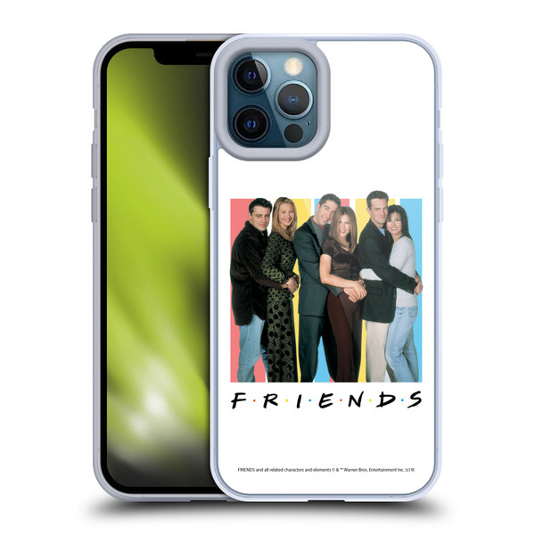 Friends TV Show Logos Cast Soft Gel Case for Apple iPhone 12 Pro Max