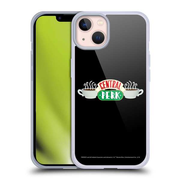Friends TV Show Logos Central Perk Soft Gel Case for Apple iPhone 13