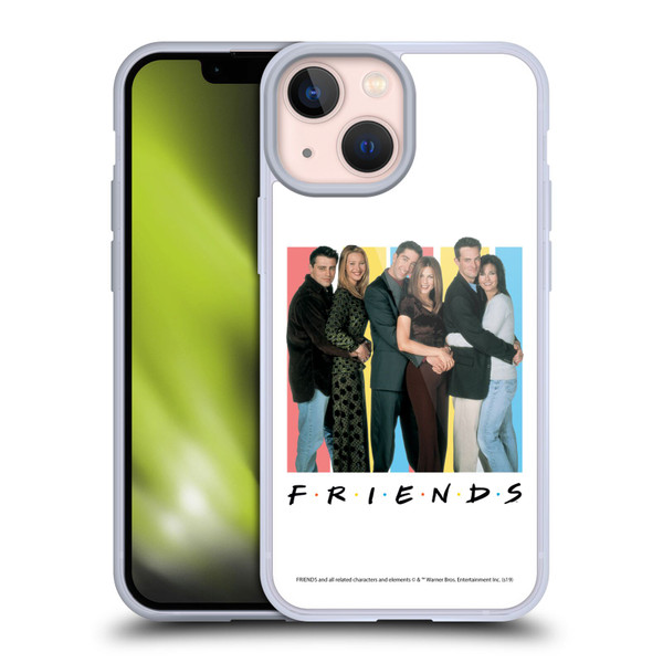 Friends TV Show Logos Cast Soft Gel Case for Apple iPhone 13 Mini