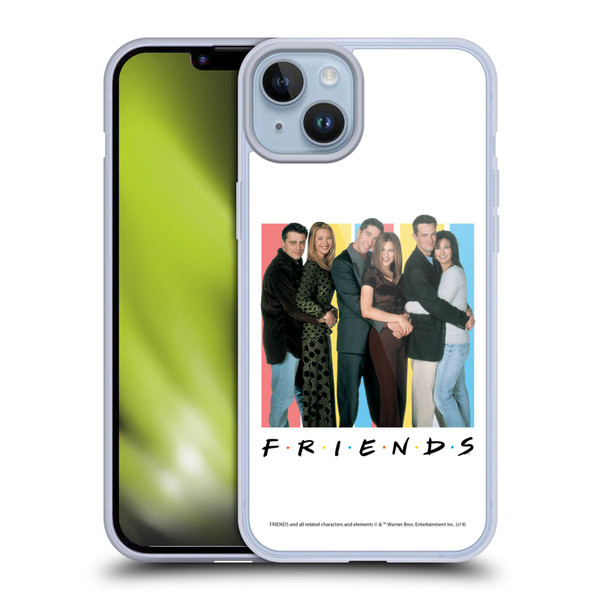 Friends TV Show Logos Cast Soft Gel Case for Apple iPhone 14 Plus