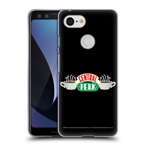Friends TV Show Logos Central Perk Soft Gel Case for Google Pixel 3