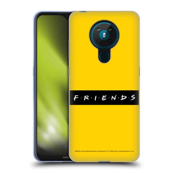 Friends TV Show Logos Pattern Soft Gel Case for Nokia 5.3