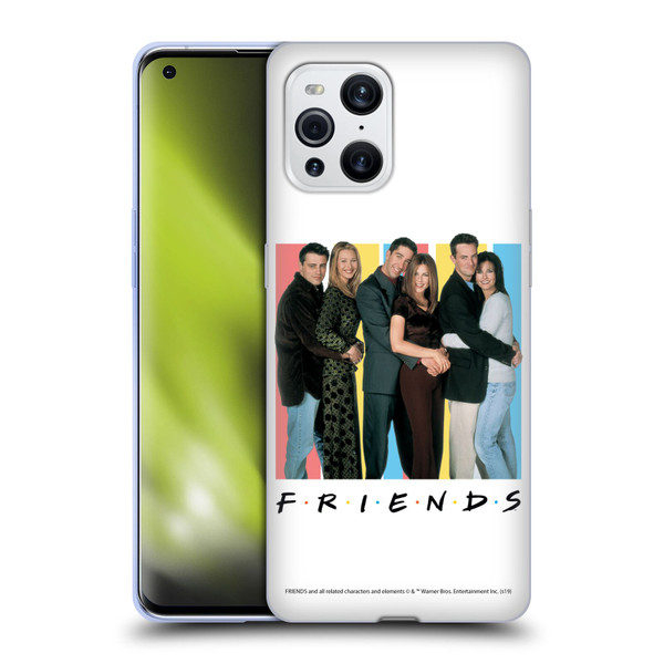 Friends TV Show Logos Cast Soft Gel Case for OPPO Find X3 / Pro