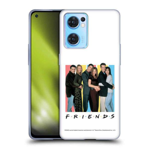 Friends TV Show Logos Cast Soft Gel Case for OPPO Reno7 5G / Find X5 Lite