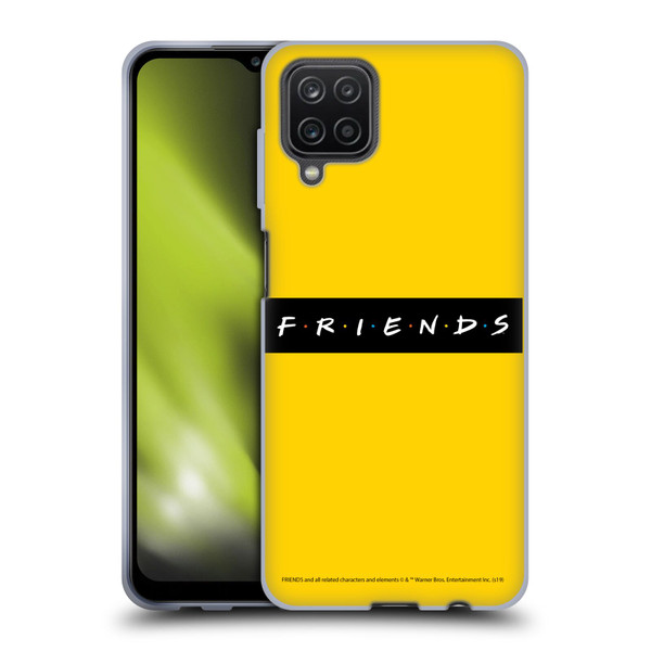 Friends TV Show Logos Pattern Soft Gel Case for Samsung Galaxy A12 (2020)