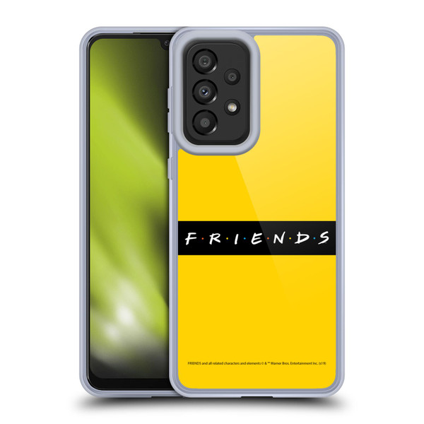 Friends TV Show Logos Pattern Soft Gel Case for Samsung Galaxy A33 5G (2022)