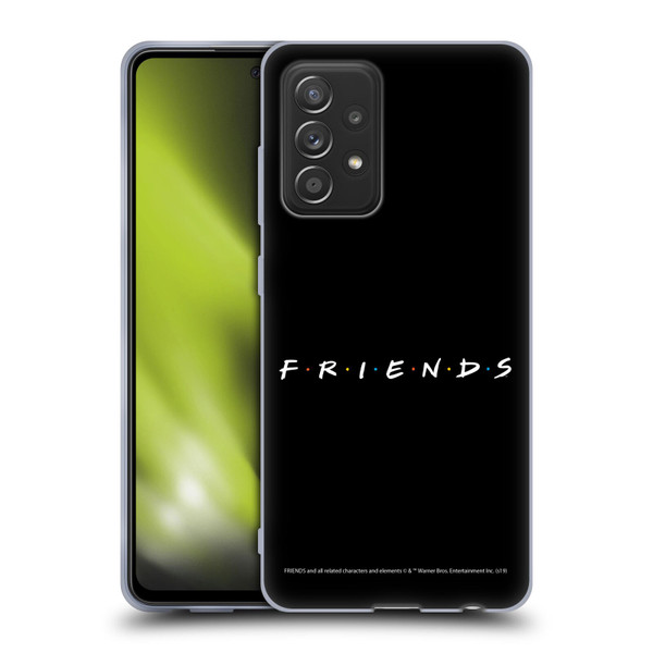 Friends TV Show Logos Black Soft Gel Case for Samsung Galaxy A52 / A52s / 5G (2021)