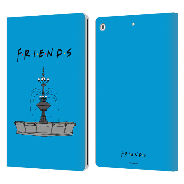 Friends TV Show Iconic Fountain Leather Book Wallet Case Cover For Apple iPad 10.2 2019/2020/2021