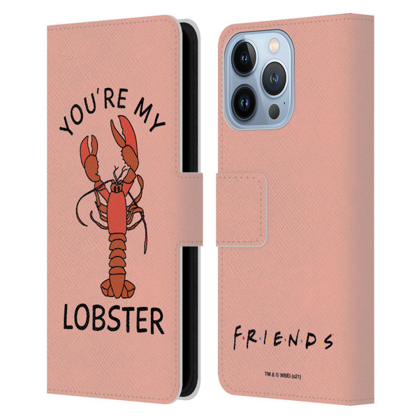 Friends TV Show Iconic Lobster Leather Book Wallet Case Cover For Apple iPhone 13 Pro