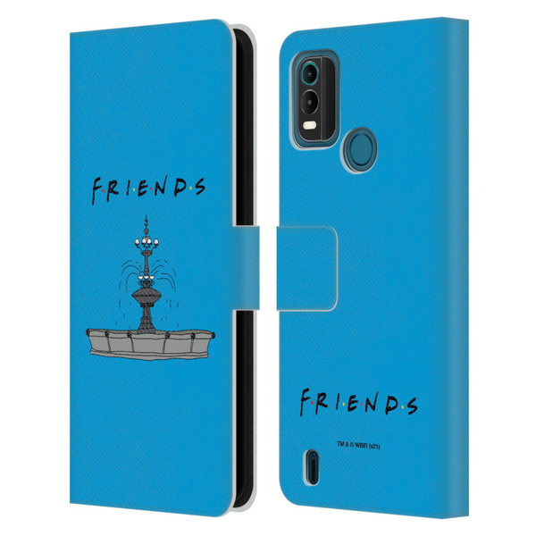 Friends TV Show Iconic Fountain Leather Book Wallet Case Cover For Nokia G11 Plus