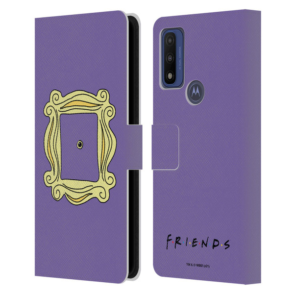 Friends TV Show Iconic Peephole Frame Leather Book Wallet Case Cover For Motorola G Pure