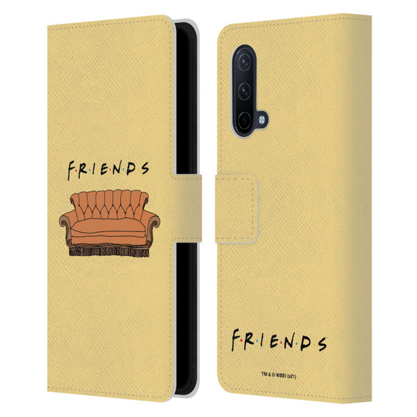Friends TV Show Iconic Couch Leather Book Wallet Case Cover For OnePlus Nord CE 5G