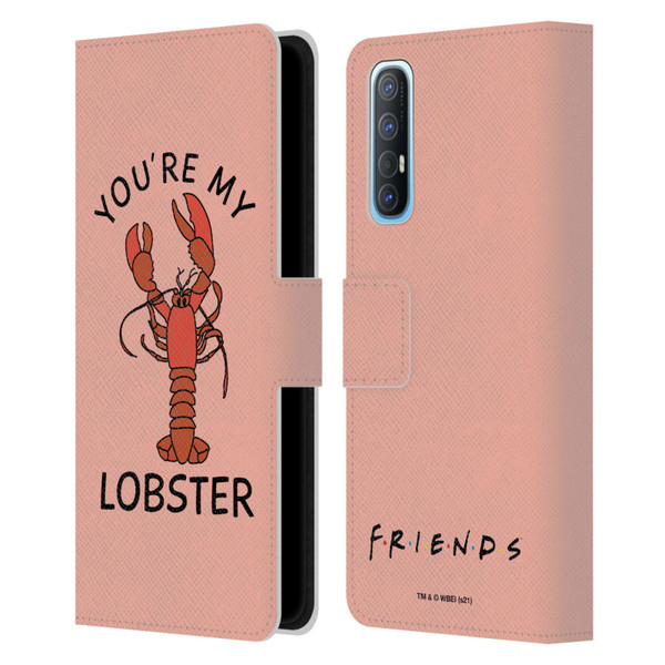 Friends TV Show Iconic Lobster Leather Book Wallet Case Cover For OPPO Find X2 Neo 5G