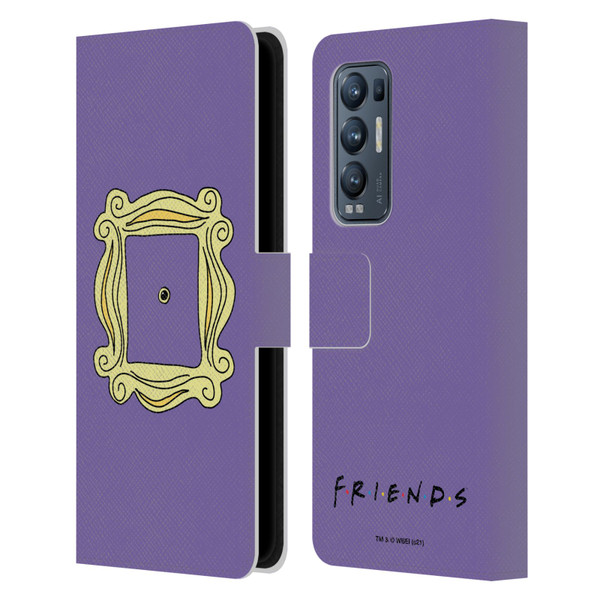 Friends TV Show Iconic Peephole Frame Leather Book Wallet Case Cover For OPPO Find X3 Neo / Reno5 Pro+ 5G