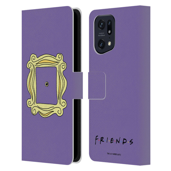 Friends TV Show Iconic Peephole Frame Leather Book Wallet Case Cover For OPPO Find X5