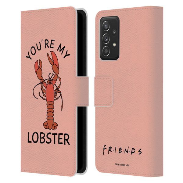 Friends TV Show Iconic Lobster Leather Book Wallet Case Cover For Samsung Galaxy A52 / A52s / 5G (2021)