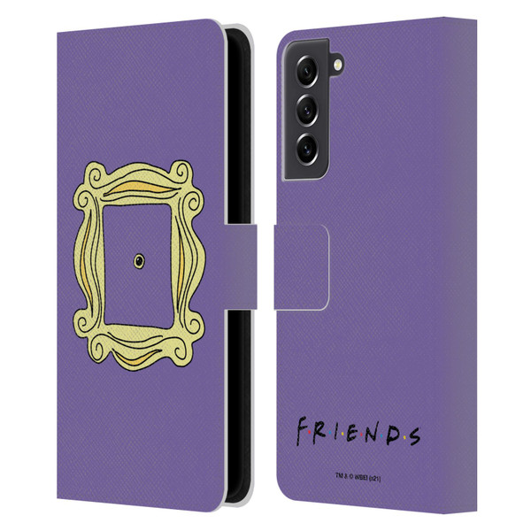 Friends TV Show Iconic Peephole Frame Leather Book Wallet Case Cover For Samsung Galaxy S21 FE 5G