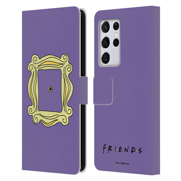 Friends TV Show Iconic Peephole Frame Leather Book Wallet Case Cover For Samsung Galaxy S21 Ultra 5G