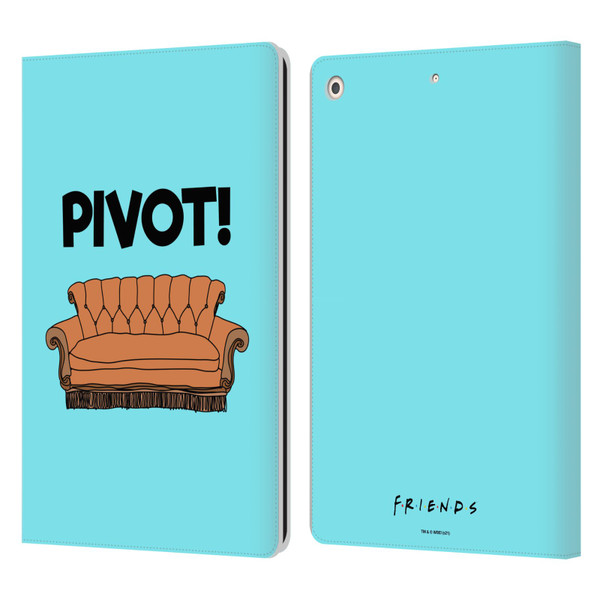 Friends TV Show Quotes Pivot Leather Book Wallet Case Cover For Apple iPad 10.2 2019/2020/2021