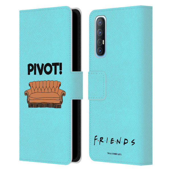 Friends TV Show Quotes Pivot Leather Book Wallet Case Cover For OPPO Find X2 Neo 5G