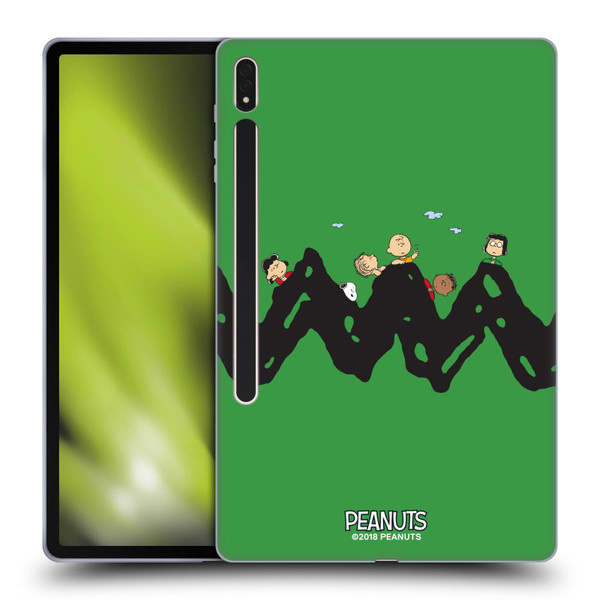 Peanuts Characters Group Soft Gel Case for Samsung Galaxy Tab S8 Plus