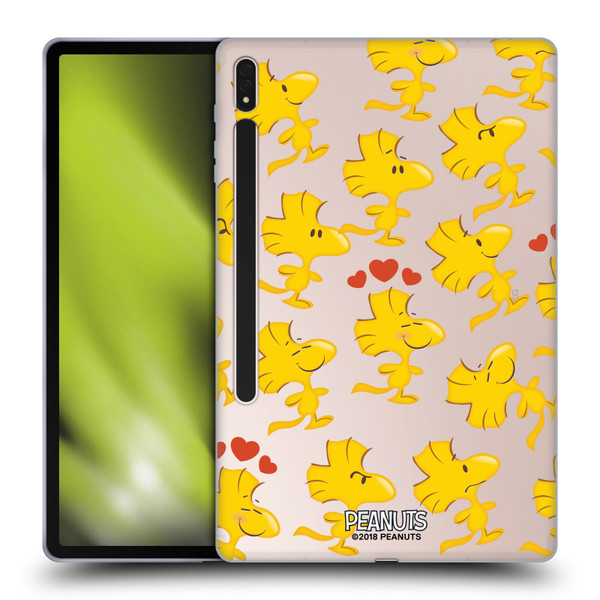 Peanuts Character Patterns Woodstock Soft Gel Case for Samsung Galaxy Tab S8 Plus