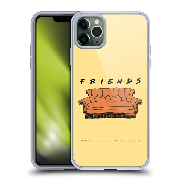 Friends TV Show Iconic Couch Soft Gel Case for Apple iPhone 11 Pro Max & MagSafe