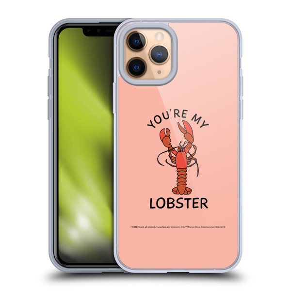 Friends TV Show Iconic Lobster Soft Gel Case for Apple iPhone 11 Pro & MagSafe
