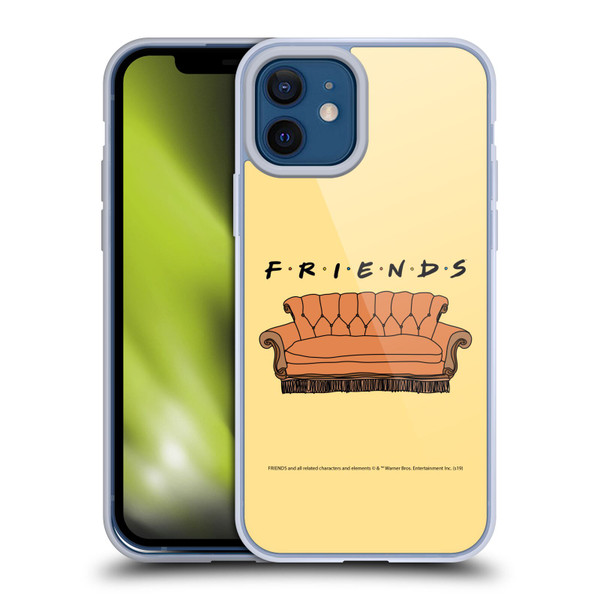 Friends TV Show Iconic Couch Soft Gel Case for Apple iPhone 12 / iPhone 12 Pro