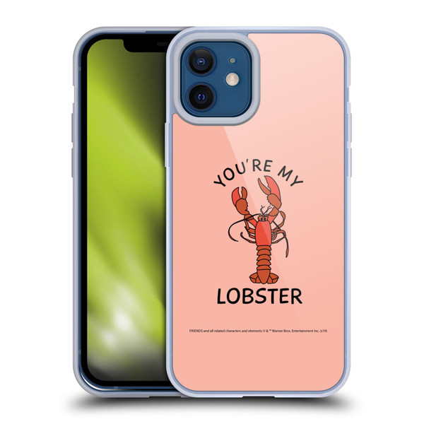 Friends TV Show Iconic Lobster Soft Gel Case for Apple iPhone 12 / iPhone 12 Pro